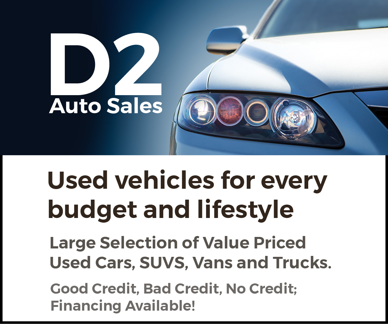 More from D2 Auto Sales